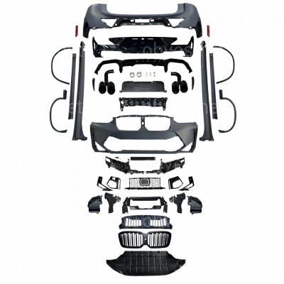 Обвес X4M F98 LCI для BMW X4 G02 F98 2022-2024 (бампера в сборе, арки, пороги, молдинги, вых. трубы)