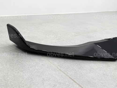 Юбка накладка переднего бампера M Performance BMW X3 G01 / X4 G02 2018-2021, ABS пластик цвет черный глянец