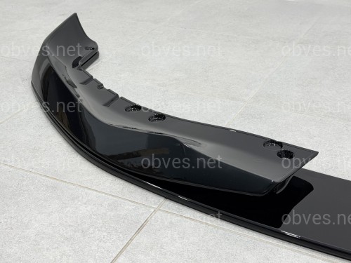 Накладка переднего бампера M-Performance стиль AC Schnitzer для BMW 5 series G30 G31 2016-2020 ABS пластик, черный глянец Накладка переднего бампера M-Performance стиль AC Schnitzer для BMW 5 series G30 G31 2016-2020 ABS пластик, черный глянец