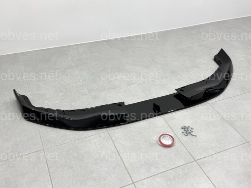 Накладка переднего бампера M-Performance стиль AC Schnitzer для BMW 5 series G30 G31 2016-2020 ABS пластик, черный глянец Накладка переднего бампера M-Performance стиль AC Schnitzer для BMW 5 series G30 G31 2016-2020 ABS пластик, черный глянец