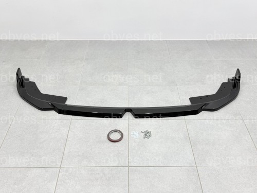 Юбка накладка переднего бампера M-Performance BMW 3 series G20 G21 LCI 2022+ ABS пластик, цвет черный глянец Юбка накладка переднего бампера M-Performance BMW 3 series G20 G21 LCI 2022+ ABS пластик, цвет черный глянец