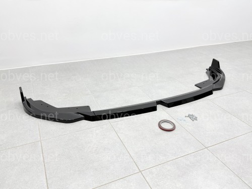 Юбка накладка переднего бампера M-Performance BMW 3 series G20 G21 LCI 2022+ ABS пластик, цвет черный глянец Юбка накладка переднего бампера M-Performance BMW 3 series G20 G21 LCI 2022+ ABS пластик, цвет черный глянец