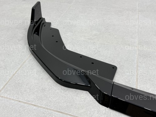 Юбка накладка переднего бампера M-Performance BMW 3 series G20 G21 LCI 2022+ ABS пластик, цвет черный глянец Юбка накладка переднего бампера M-Performance BMW 3 series G20 G21 LCI 2022+ ABS пластик, цвет черный глянец