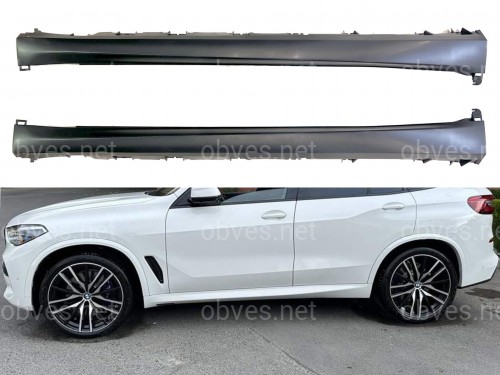 Накладки на пороги M-paket BMW X5 G05 / X5M F95 2019-