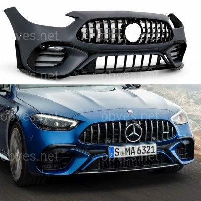 Передний бампер в стиле C63 AMG для Mercedes-Benz C-class W206 2021- Передний бампер в стиле C63 AMG для Mercedes-Benz C-class W206 2021-