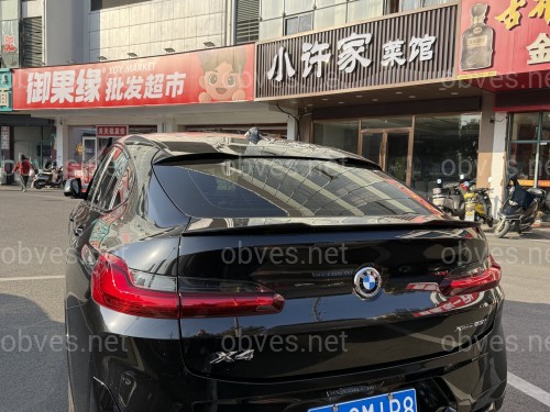 Спойлер лип багажника для BMW X4 G02 2018-2024 ABS пластик, черный глянец Спойлер лип багажника для BMW X4 G02 2018-2024 ABS пластик, черный глянец