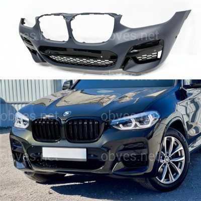 Передний бампер M paket BMW X3 G01 / X4 G02 2018-2021 Передний бампер M paket BMW X3 G01 / X4 G02 2018-2021
