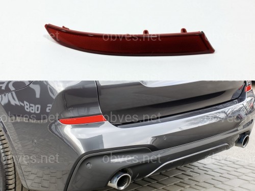 Левый катафот заднего бампера 7857003 М пакет BMW X3 G01 F97 2018-2021 Левый катафот заднего бампера 7857003 М пакет BMW X3 G01 F97 2018-2021