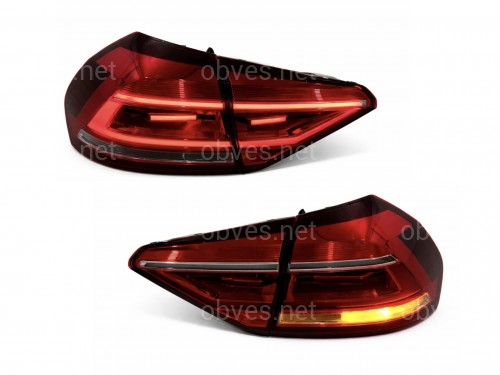 Задние LED фонари Volkswagen Passat B8 USA 2015-2019 (ЖЕЛТЫЙ ПОВОРОТНИК) Задние LED фонари Volkswagen Passat B8 USA 2015-2019 (ЖЕЛТЫЙ ПОВОРОТНИК)