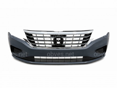 Бампер передний в сборе для Volkswagen Passat B9 USA 2019-2021 Бампер передний в сборе для Volkswagen Passat B9 USA 2019-2021