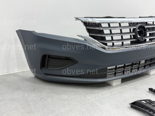 Бампер передний в сборе для Volkswagen Passat B9 USA 2019-2021 Бампер передний в сборе для Volkswagen Passat B9 USA 2019-2021