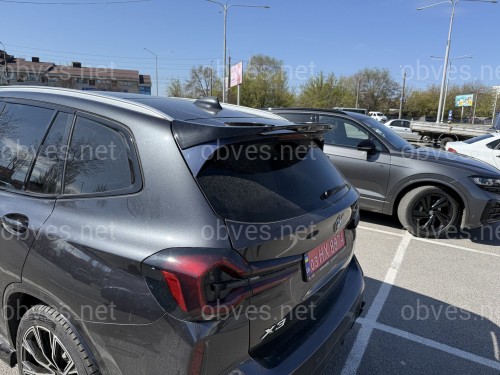 Спойлер на крышку багажника BMW X3 G01 2018-2024 ABS пластик, цвет черный глянец Спойлер на крышку багажника BMW X3 G01 2018-2024 ABS пластик, цвет черный глянец