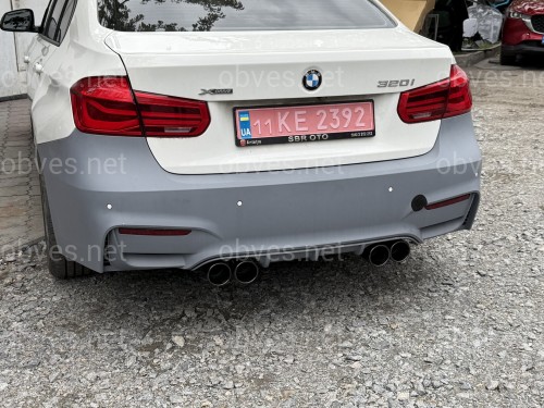 Насадки глушителя M3 стиль для BMW F30 (МОТОР N20) 2012-2018 Насадки глушителя M3 стиль для BMW F30 (МОТОР N20) 2012-2018