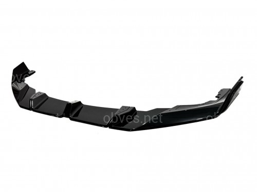 Юбка переднего бампера для BMW X5M F95 2023+, цвет черный глянец