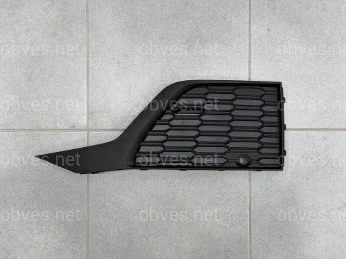 Решетка бампера левая 4M0890681B S-Line BLACK для Audi Q7 2020-2024