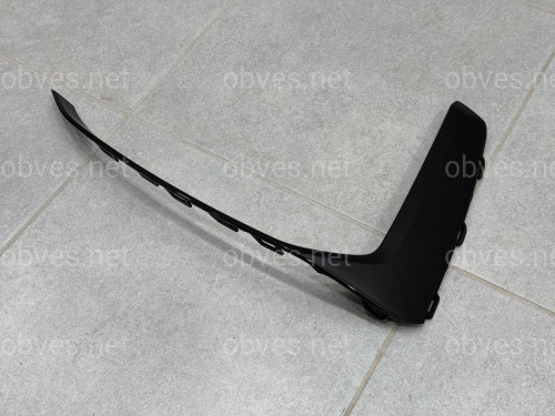 Накладка бампера левая 4M0807299B S-Line BLACK для Audi Q7 2020-2024