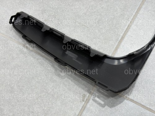 Накладка бампера левая 4M0807299B S-Line BLACK для Audi Q7 2020-2024
