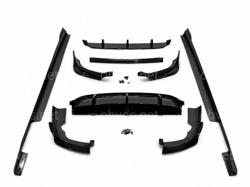 Комплект обвеса M paket Paradigm Black Knight для BMW X6 G06 2018-2022, цвет черный глянец