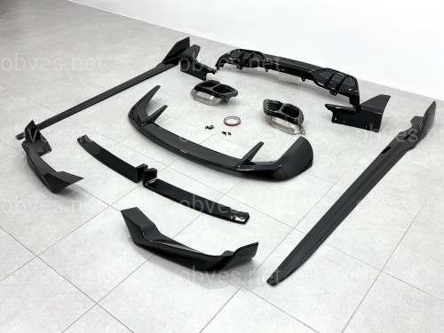 Комплект обвеса M paket LCI Paradigm для BMW X5 G05 2023+, цвет черный глянец Комплект обвеса M paket LCI Paradigm для BMW X5 G05 2023+, цвет черный глянец