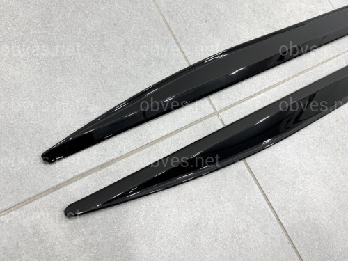 Лезвия под пороги M-Performance BMW 4 series G22 2020- 2шт. черный глянец Лезвия под пороги M-Performance BMW 4 series G22 2020- 2шт. черный глянец