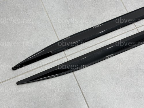 Лезвия под пороги M-Performance BMW 4 series G22 2020- 2шт. черный глянец Лезвия под пороги M-Performance BMW 4 series G22 2020- 2шт. черный глянец