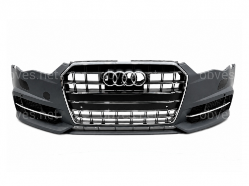Бампер передний в сборе S-Line Audi A6 C7 2015-2017