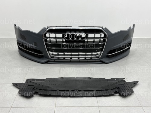 Бампер передний в сборе S-Line Audi A6 C7 2015-2017 Бампер передний в сборе S-Line Audi A6 C7 2015-2017