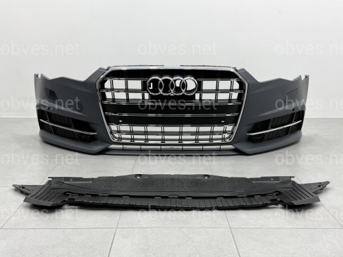 Бампер передний в сборе S-Line Audi A6 C7 2015-2017 Бампер передний в сборе S-Line Audi A6 C7 2015-2017