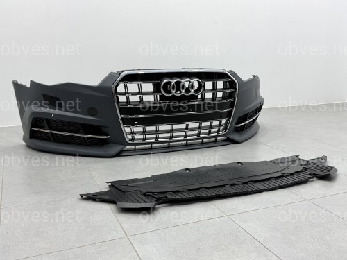 Бампер передний в сборе S-Line Audi A6 C7 2015-2017 Бампер передний в сборе S-Line Audi A6 C7 2015-2017