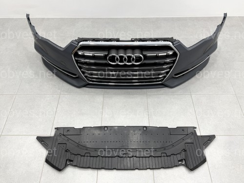 Бампер передний в сборе S-Line Audi A6 C7 2015-2017 Бампер передний в сборе S-Line Audi A6 C7 2015-2017