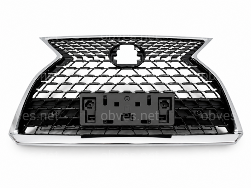 Решетка радиатора с хромом Lexus RX 2019-2022 полуматовый хром Решетка радиатора с хромом Lexus RX 2019-2022 полуматовый хром