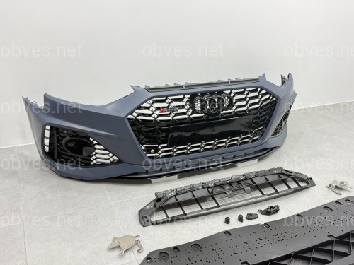 Бампер передний в стиле RS4 для Audi A4 2020-2023 Бампер передний в стиле RS4 для Audi A4 2020-2023
