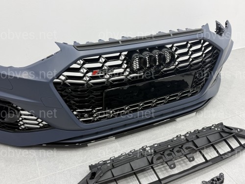 Бампер передний в стиле RS4 для Audi A4 2020-2023 Бампер передний в стиле RS4 для Audi A4 2020-2023