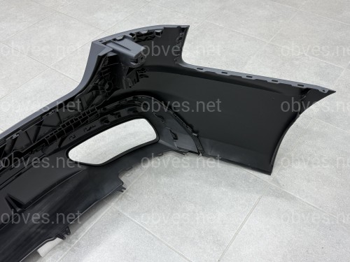 Бампер задний в сборе S-Line 2019+ BLACK для Audi A4 B9 2019-2023