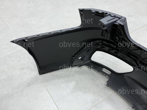 Бампер задний в сборе S-Line 2019+ BLACK для Audi A4 B9 2019-2023