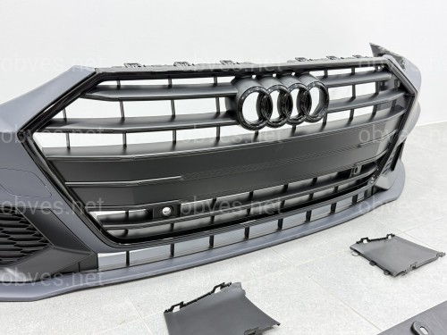 Бампер передний в сборе S-Line для Audi A7 C8 2020+