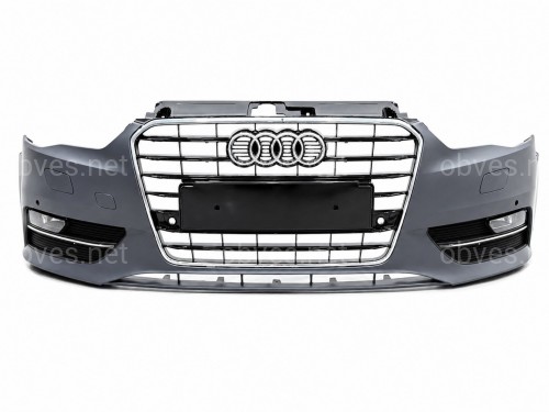Бампер передний в сборе S-Line для Audi A3 ХЕТЧБЕК 2014-2017 Бампер передний в сборе S-Line для Audi A3 ХЕТЧБЕК 2014-2017