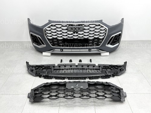 Бампер передний в сборе для Audi Q5 Sportback 2021-2024 Бампер передний в сборе для Audi Q5 Sportback 2021-2024