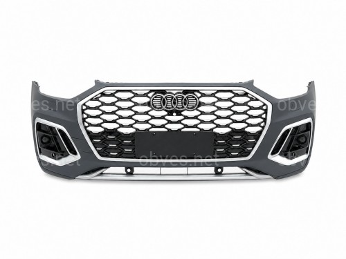 Бампер передний в сборе для Audi Q5 Sportback 2021-2024 Бампер передний в сборе для Audi Q5 Sportback 2021-2024