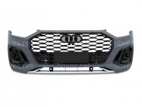 Бампер передний в сборе S-Line BLACK для Audi Q5 Sportback 2021-2024 Бампер передний в сборе S-Line BLACK для Audi Q5 Sportback 2021-2024