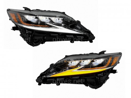 Full LED фары 3 линзы Lexus ES рестайлинг 2015-2018