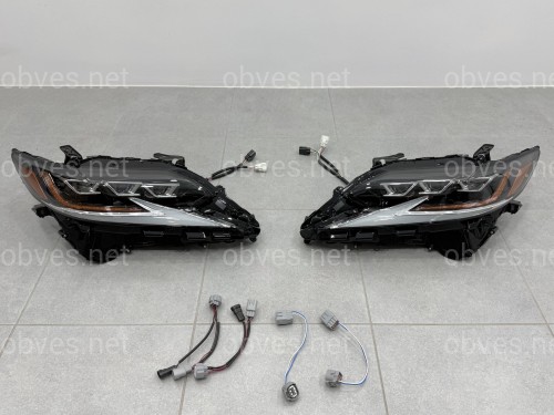 Full LED фары 3 линзы Lexus ES рестайлинг 2015-2018