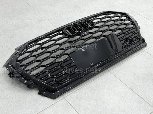 Решетка радиатора BLACK S-Line 80G853651 Y9B для Audi Q5 2020-2024 Решетка радиатора BLACK S-Line 80G853651 Y9B для Audi Q5 2020-2024