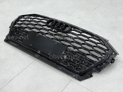 Решетка радиатора BLACK S-Line 80G853651 Y9B для Audi Q5 2020-2024 Решетка радиатора BLACK S-Line 80G853651 Y9B для Audi Q5 2020-2024