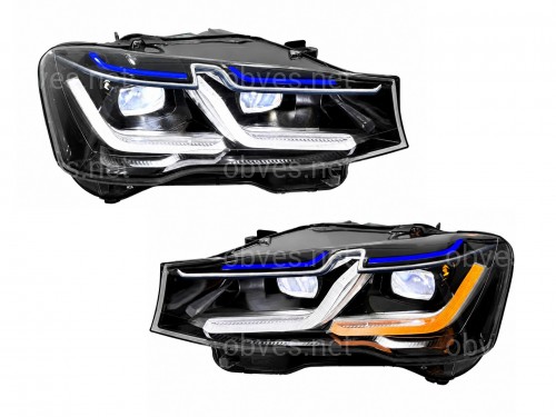 Фары стиль Laser для BMW X3 F25 / X4 F26 2014-2017 2шт. КСЕНОН в LED Фары стиль Laser для BMW X3 F25 / X4 F26 2014-2017 2шт. КСЕНОН в LED