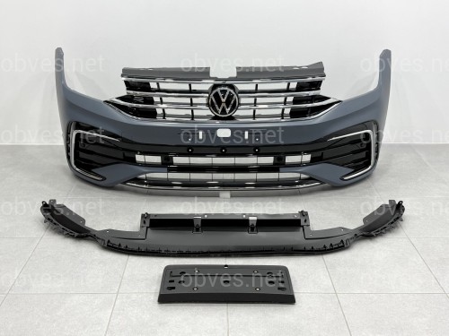 Передний бампер в сборе R-Line для Volkswagen Tiguan 2022-2024