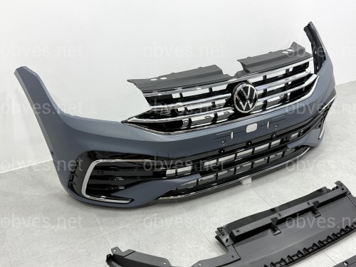 Передний бампер в сборе R-Line для Volkswagen Tiguan 2022-2024