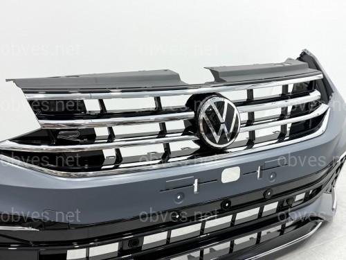 Передний бампер в сборе R-Line для Volkswagen Tiguan 2022-2024