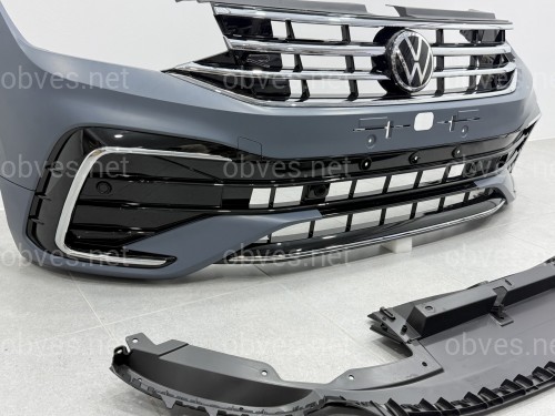 Передний бампер в сборе R-Line для Volkswagen Tiguan 2022-2024