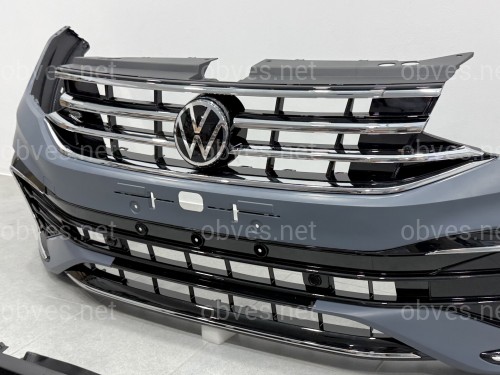 Передний бампер в сборе R-Line для Volkswagen Tiguan 2022-2024